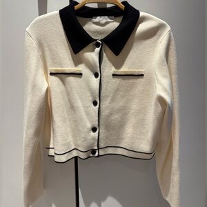 Oak and Fort COLLARED SWEATER